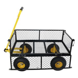 Carrello Pieghevole da Giardino per Trasporto Facile di Legna da Ardere, Campeggio, Attrezzi per Bambini e Shopping - Product Image 5