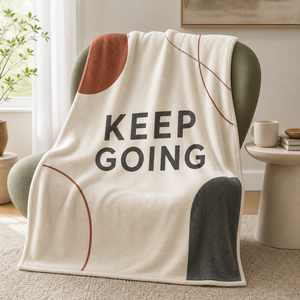 Custom Art <b>Throw</b> Blanket Personalized Four Seasons Quote Train Ticket Cat Dog Botanical Sublimation Flannel Fleece Polyester - Product Image 1