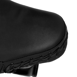 Comfortable Material 100% Cowhide Leather Focus Pads Premium Quality Punching Pad Custom Made MMA Kickboxing Training Focus Mitt - Product Image 6