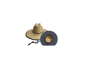 Nouvelle fabrication hommes Cowboy chapeau de paille large bord/imprimé jonc de mer feuille de palmier chapeaux utiliser pour Beach Resort Wear cadeau - Product Image 3