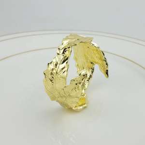 Ensemble d'anneaux de serviette de qualité supérieure pour serviettes en tissu, accessoires de table modernes pour hôtels et restaurants haut de gamme - Product Image 5