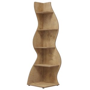 <b>Corner</b> Bookshelf Elegant Display Rack for Home or Office Bookcases & Bookshelves - Product Image 5