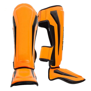 Protège-tibias en cuir PU pour hommes, protection complète, couleur personnalisée, prix de gros fabricant - Product Image 6