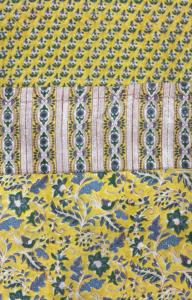 Hand Block Printed Cotton Fabric Artisan Made <b>Material</b> <b>for</b> <b>Sewing</b>, Garment Making, Quilting & Wholesale Supply - Product Image 4