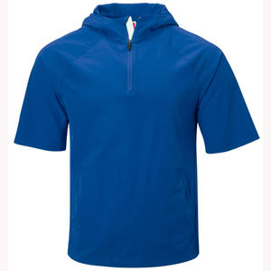 Veste de baseball haute performance en tissu polyester et élasthanne, style urbain, légère, couleur unie, pour hommes - Product Image 4