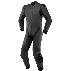 Conduisez en confort avec cette combinaison de moto en cuir deux pièces. Restez protégé lors de chaque voyage avec cette combinaison de moto en cuir. - Product Image 1