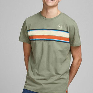 T-shirt décontracté pour homme KATBROS INDUSTRY, marque privée, respirant, en coton/fibre de bambou, coupe ample, manches courtes, confortable - Product Image 3