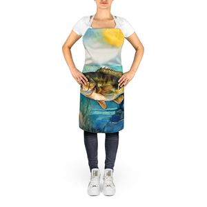 Unisex Large Multicolor Smallmouth Bass <b>Apron</b> for Cooking Baking Crafts <b>Gardening</b>-for Adults Men and Women - Product Image 2