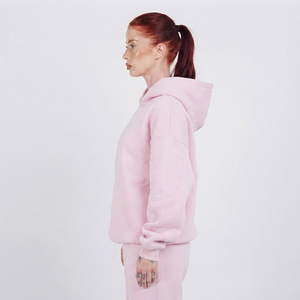 Sweat à capuche oversize pour femmes, décontracté, 100% coton molletonné, broderie, manches longues, coupe ample, vêtements d'hiver, streetwear, sweat à capuche pour femmes - Product Image 3