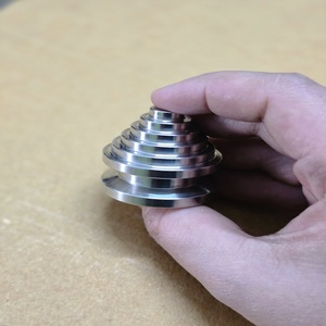 Brass CNC Machined Rotor Bearing Cake <b>Baking</b> Turntable 30mm H11mm Rotating Shaft Glass Table Double Layer Wire EDM - Product Image 1