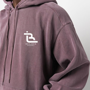 Sudaderas con Efecto Ácido para Invierno, Sudaderas con Efecto Ácido de Color Sólido, Ropa de Moda, Sudaderas con Efecto Ácido - Product Image 6