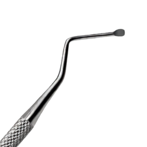 เครื่องมือขูดกระดูกลูคัส # เครื่องมือผ่าตัดทางทันตกรรมสแตนเลสแบบใช้มือ ปลายช้อนเรียบ ขนาด 3 มม. แบบสองด้าน 86 ชิ้น สำหรับการถอนกระดูก - Product Image 3