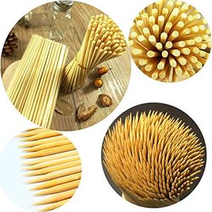 Bamboo Skewers Natural Food Grade Strong Smooth Surface Eco Friendly for <b>BBQ</b> Grill Party Kitchen Use - Product Image 6