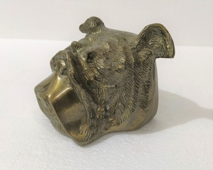 Unique Aluminum Bull Dog Sculpture Anime-Inspired Table <b>Top</b> Paper Weight <b>Book</b> Stopper Metal Figurine <b>Model</b> Casted Casting - Product Image 2