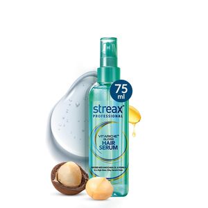 เซรั่มบำรุงผม Streax Professional Vitariche Gloss - 2.53 ออนซ์ (75 มล.) |   ผมไม่ชี้ฟู |   เพิ่มความเงางามและความเรียบเนียน - Product Image 1