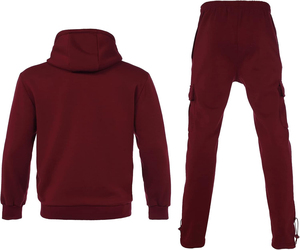 Custom Logo Maternity Solid Waterproof Tracksuit High Quality Training Sport Streetwear <b>Men</b> <b>2</b> <b>Piece</b> <b>Set</b> Hoodie - Product Image 3