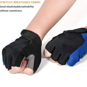 Gants de cyclisme respirants mi-doigts en gel pour hommes et femmes, vente en gros, pour la course à vélo et le sport - Product Image 2