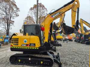 Oferta Especial: Excavadora Mini SANY SY60C Usada, Modelo 2020, Tipo Oruga, para Construcción, Agricultura, con Cucharón de 0.23m, Potencia de 36kw, 6000kg - Product Image 3