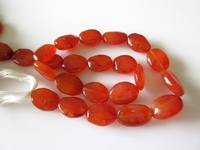 Cuentas de Cornalina Roja Natural, Corte Ovalado Liso, Cambio de Color, Calidad AA+, para Fabricación de Joyería, Suministros para Joyería Hecha a Mano