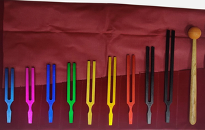 Diapasones Solfeggio – Kit de Iniciación Premium de 9 Diapasones de Colores para Terapia de Sonido, Set de Instrumentos Manuales - Product Image 2