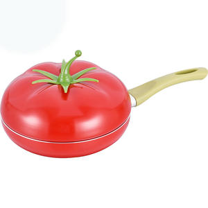 Ensemble de casseroles antiadhésives en forme d'aubergine pour le camping, comprenant une poêle et une casserole à induction en aluminium - Product Image 2