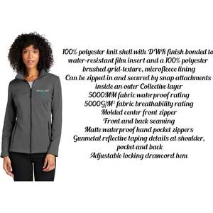 Chaquetas Soft Shell Personalizadas para Mujer L921 con Bordado Personalizado, Ropa de Exterior con Logotipo Personalizado y Complementos Tecnológicos Colectivos - Product Image 2