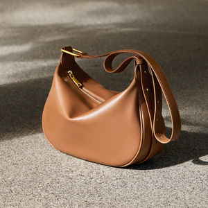Bolso Bandolera de Cuero Vacuno Genuino de Alta Calidad para Mujer, Correa Ajustable, Bolsillos de Gran Capacidad, Logotipo Personalizado OEM 2026 - Product Image 1