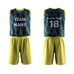 Vêtements de sport OEM en gros, impression par transfert thermique personnalisée, 100% polyester, séchage rapide, uniformes de volley-ball légers, design personnalisé - Product Image 1