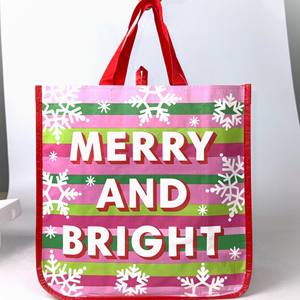 Bolsa de Compras Reutilizable de PP Tejido, Color Personalizado, Tamaño de Mano, Ideal para Regalo de Navidad, Hecha en Vietnam - Product Image 6