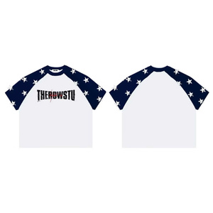 เสื้อยืดพรีเมียมผู้ชาย ผ้าฝ้ายทอ 100% 250GSM ลายดอกไม้สไตล์วินเทจ คอกลม แขนสั้น พิมพ์ลายด้านหน้า แห้งเร็ว ไม่ยับ - Product Image 2
