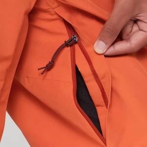 Pantalones de Nieve para Hombre, Color Naranja, Resistentes al Viento, Cintura Alta, Corte Recto, Estilo Deportivo, Cierre de Botones, Ropa de Invierno para Exteriores - Product Image 3