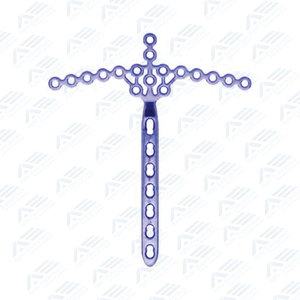 Mini Placa Craneal Maxilofacial de Acero Inoxidable para Uso Veterinario, Implante Ortopédico Médico Animal para Fijación de Fracturas Quirúrgicas - Product Image 2