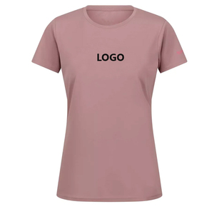 Ropa de Verano Suave y Transpirable, Logotipo Personalizado, Marca Privada 2028, Camiseta Informal con Cuello en V para Mujer, Camiseta de Moda Extra Grande de Algodón Premium - Product Image 1