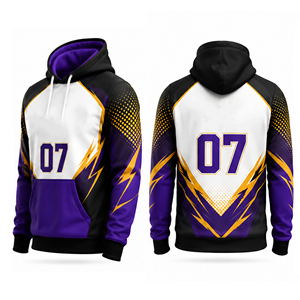 Sudaderas con Capucha Sublimadas para Hombre al por Mayor, Sudaderas Deportivas Personalizadas, Ropa Deportiva Transpirable y Ligera para Correr y Entrenar - Product Image 6