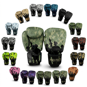 Guantes de Boxeo de Camuflaje Personalizados en Oferta, Guantes de Entrenamiento, Sparring, MMA, Kickboxing, Fitness, Gimnasio, para Hombres y Mujeres - Product Image 1