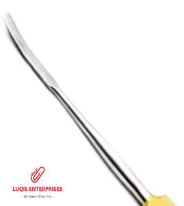 Élévateur périostal Fomon légèrement courbé, instrument chirurgical ORL pour rhinoplastie nasale, outil en acier inoxydable - Product Image 2