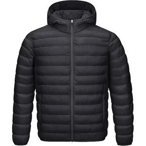Veste matelassée unisexe coupe-vent grande taille en toile avec col montant et design patchwork – Vente en gros - Product Image 1