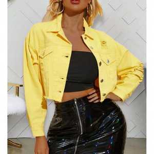 Custom USA Summer Short Solid Color Embroidered Women's Star Badge and <b>Sequin</b> Decoration Fringed Tassel <b>Jacket</b> - Product Image 6