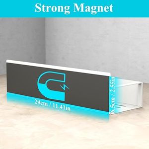 Set di 4 Organizzatori Magnetici per Spezie Bianco Crema, per Frigorifero e Forno - Product Image 2