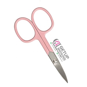 Ciseaux miniatures professionnels roses, manche avec revêtement en poudre, pointe argentée, logo personnalisé, couleur sur mesure, ciseaux en acier inoxydable pour salon. - Product Image 6