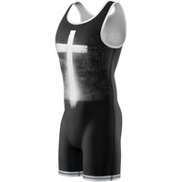 Combinaison de lutte pour hommes avec tissu léger anti-humidité et ajustement très élastique pour l'entraînement et le sport