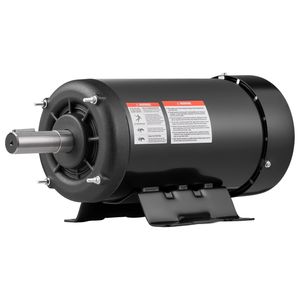 Motore per Compressore d'Aria 4KW 5HP 1725RPM, Albero da 1,125 Pollici, Lunghezza Albero 2,75 Pollici, Rotazione CW/CCW - Product Image 1