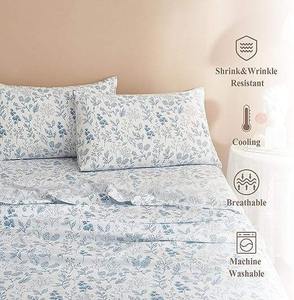 Juego de Sábanas de Bambú 100% Orgánico, Ecológico, Resistente al Agua, Impreso, de Alta Calidad, Compatible con OEM y ODM, para Uso Doméstico, Pakistán - Product Image 3