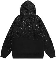 Sweat à capuche oversize en molleton pour homme, design personnalisé, effet délavé, poches, coupe classique, couleur marron, 100% coton, idéal pour l'hiver