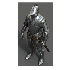Armadura Medieval Monarca Premium, Disfraz de Guerrero Histórico, Diseñado para Producciones Teatrales, Festivales Históricos y Uso en Cosplay - Product Image 1
