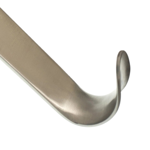 Rétracteur chirurgical double extrémité Roux 6 3/4 pouces, grand rétracteur tissulaire manuel en acier inoxydable, instrument d'opération - Product Image 4