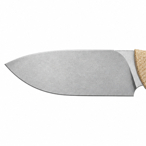 Cuchillos de Caza Profesionales con Empuñadura Texturizada Color Bronceado, Hoja Ancha de Acero Stonewashed para Campismo, Bushcraft y Actividades al Aire Libre - Product Image 6