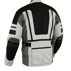 Ensemble de vêtements de course d'été au design optimal, veste en cuir de moto à manches longues, combinaison textile avec logo personnalisé, respirant, unisexe - Product Image 3