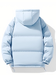 Full Zip Puffer Jacket with Lightweight Insulation for Comfortable Daily Cold Weather Outfits - Product Image 3