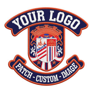Manufacturer Custom Embroidered Patch Custom Heat Press 3d <b>Puff</b> Logo Badges Embroidered Patch Sew on Iron on Clothing Patches - Product Image 6
